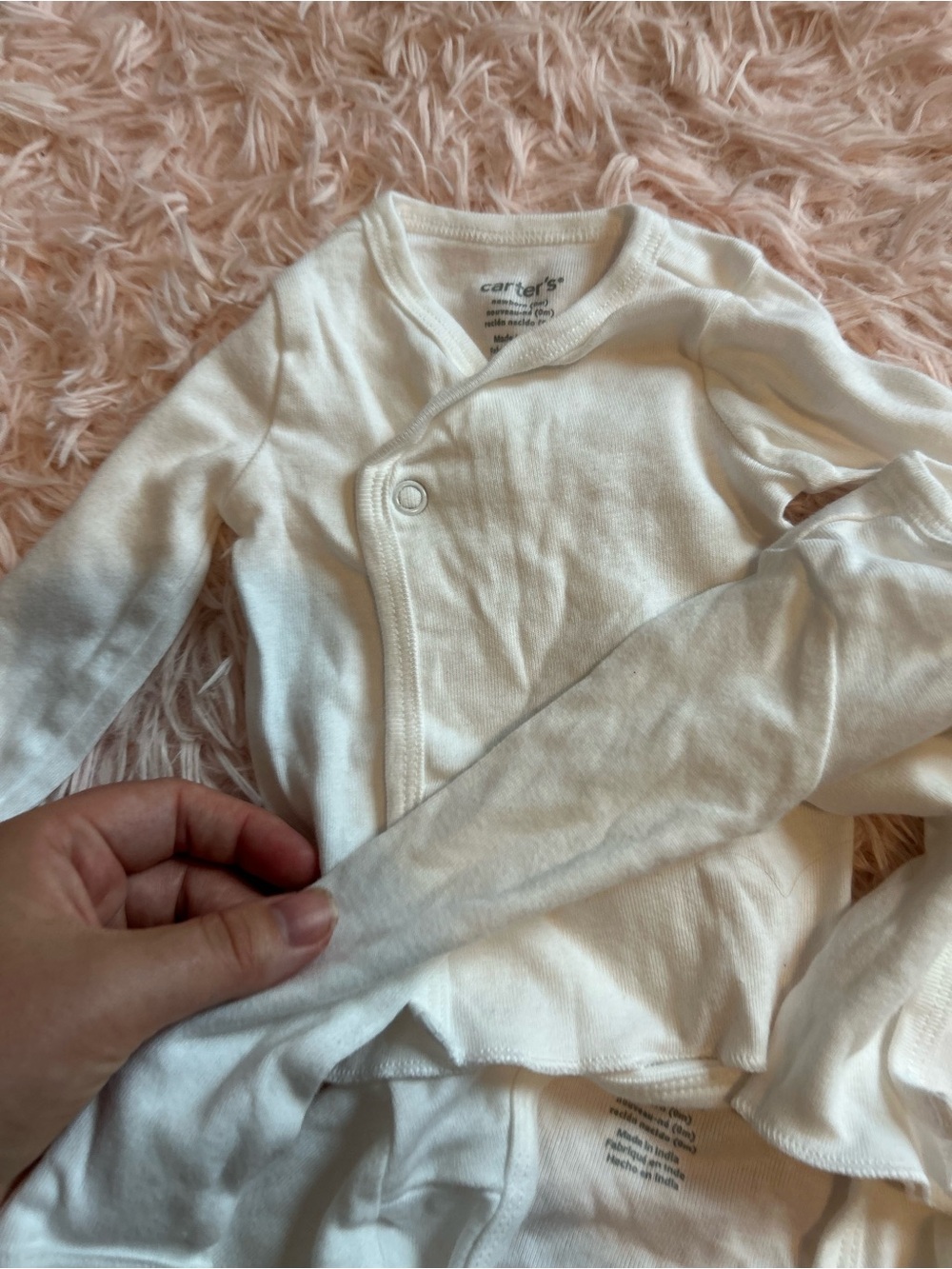 Newborn Longe sleeve shirt bundle w NV winter boots and pink pants - Picture 5 of 11